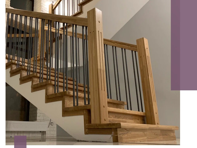 Реставрация деревянных и металлических лестниц в Нижнеудинске