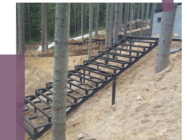 Монтаж металлических лестниц в Нижнеудинске от 13477 руб. 