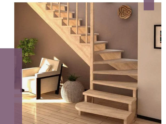 Изготовление Г-образных лестниц в Нижнеудинске от 18816 руб. 