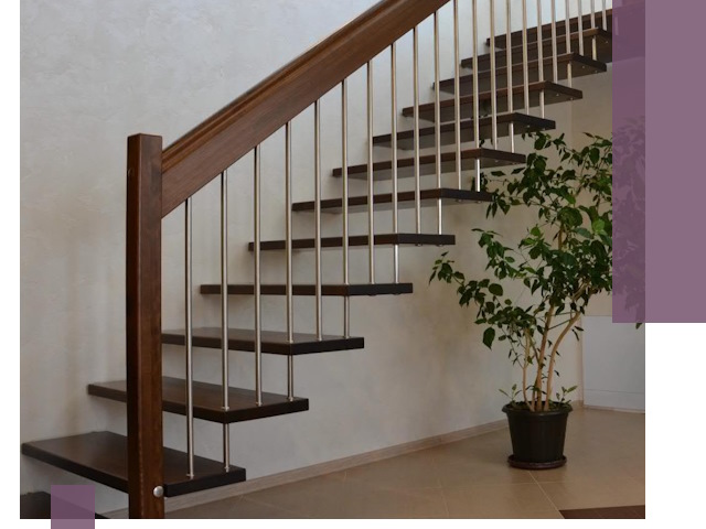 Лестницы на больцах под ключ в Нижнеудинске – изготовление и монтаж