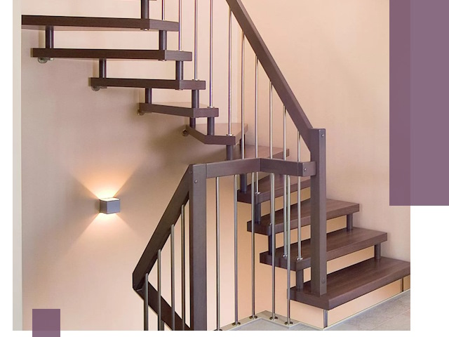 Изготовление лестниц на больцах в Нижнеудинске под ключ