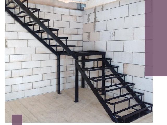 Лестницы на металлокаркасе под ключ в Нижнеудинске — изготовление и монтаж