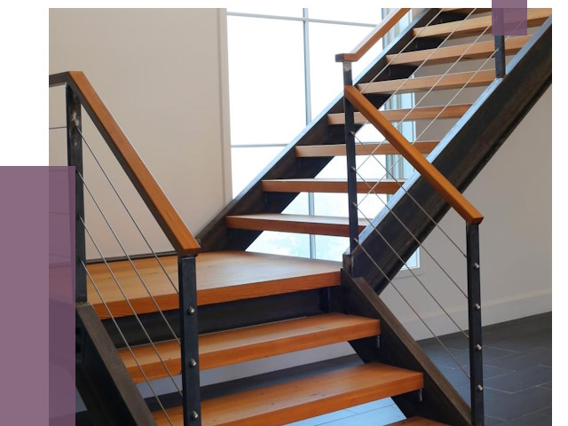 Изготовление лестниц на металлокаркасе в Нижнеудинске от 18816 руб. | ПРОЛЁТ-Нжк