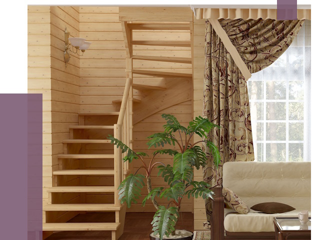 Лестницы для дачи в Нижнеудинске от 75520 руб.  | ПРОЛЁТ-Нжк