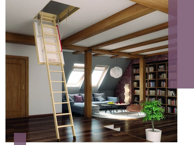 Чердачные лестницы под ключ в Нижнеудинске: изготовление и монтаж