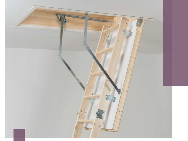 Установка чердачной лестницы под ключ в Нижнеудинске