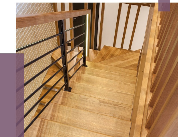 Лестницы из ясеня в Нижнеудинске под ключ от 9968 руб. 