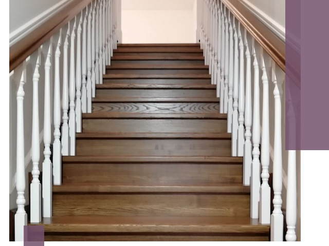 Лестницы из ясеня на заказ в Нижнеудинске — изготовление и монтаж