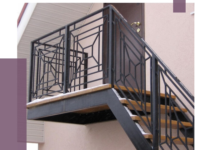 Металлические перила в Нижнеудинске от 4272 руб.  | ПРОЛЁТ-Нжк