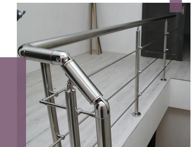 Перила из нержавеющей стали в Нижнеудинске от 8950 руб. под ключ | ПРОЛЁТ-Нжк
