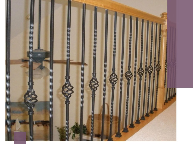 Изготовление и монтаж кованных перил в Нижнеудинске под ключ
