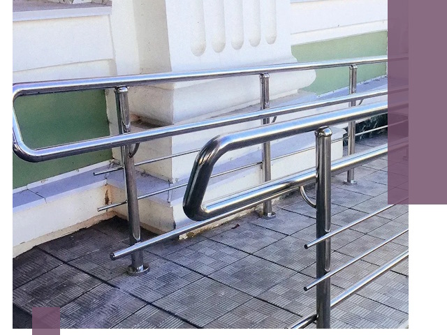 Ограждения пандусов из металла и нержавейки в Нижнеудинске