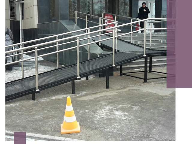 Стационарные пандусы под ключ в Нижнеудинске — изготовление и монтаж