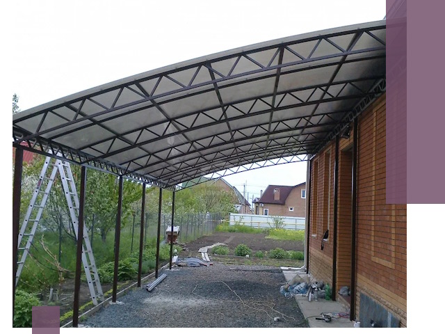 Профессиональный монтаж навесов под ключ в Нижнеудинске