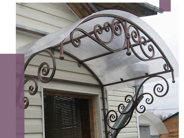 Изготовление козырьков в Нижнеудинске от 7323 руб. — заказать | ПРОЛЁТ-Нжк