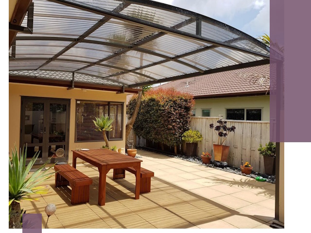 Навесы во двор под ключ в Нижнеудинске — изготовление и монтаж