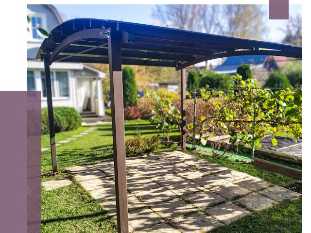 Навесы для дачи в Нижнеудинске от 12663 руб. под ключ — ПРОЛЁТ-Нжк