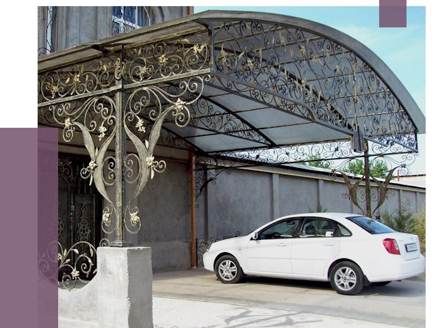 Кованые навесы в Нижнеудинске от 14494 руб. | ПРОЛЁТ-Нжк