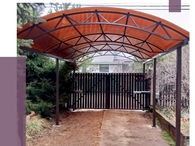 Арочные навесы в Нижнеудинске от 12663 руб. — изготовление и монтаж | ПРОЛЁТ-Нжк