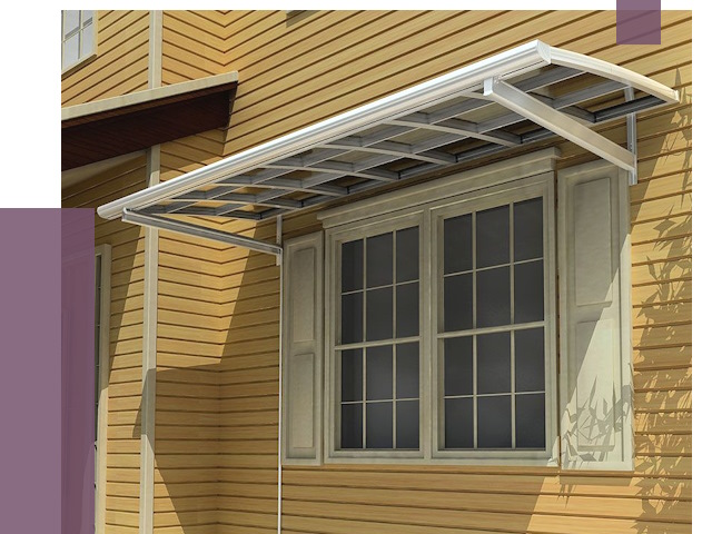 Козырьки над окнами в Нижнеудинске от 7577 руб. — монтаж, покупки | ПРОЛЁТ-Нжк