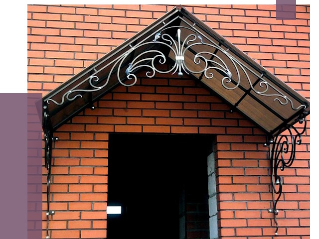 Металлические козырьки в Нижнеудинске от 10629 руб. 