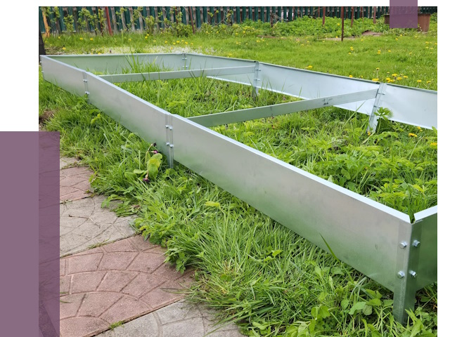 Металлические бордюры для грядок в Нижнеудинске от 1780 руб. 