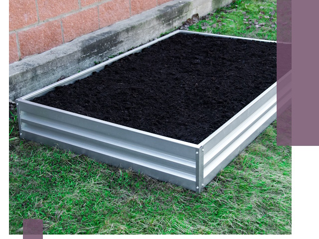 Металлические бордюры для грядок в Нижнеудинске: прочность и аккуратность