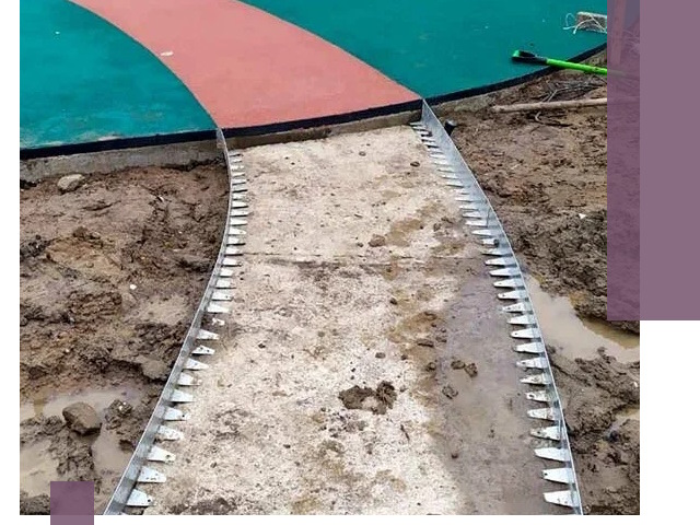 Металлические бордюры для дорожек в Нижнеудинске — монтаж и изготовление