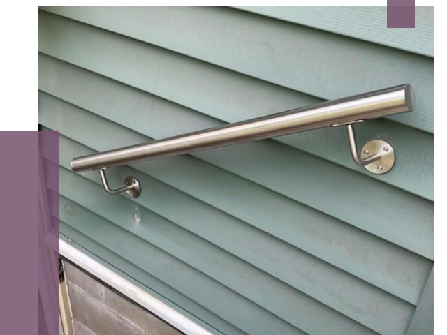 Поручни из нержавеющей стали в Нижнеудинске от 7628 руб.  | ПРОЛЁТ-Нжк